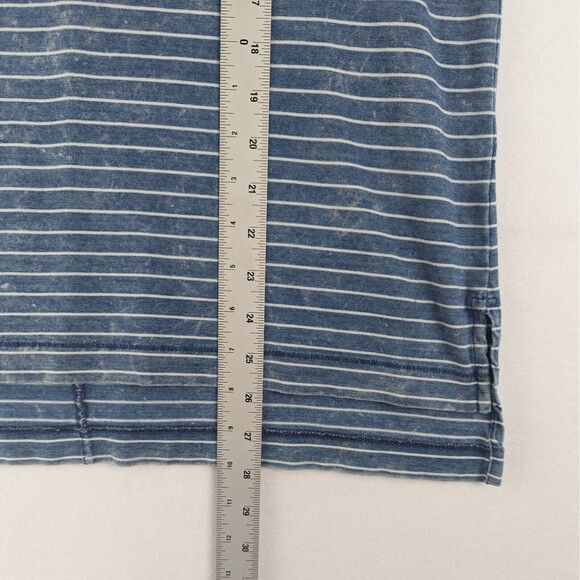 Rag & Bone / Jean Women's Small The Bowery Blue Indigo White Stripe Pocket Tank - Picture 7 of 9